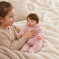 Babywell Abigail Vinyl Reborn Baby Doll – 19 Inch Hand-Rooted Hair