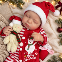 Babywell LouLou Vinyl Reborn Baby Doll 19 Inch Sleeping Girl