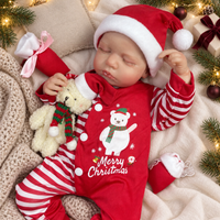 Babywell LouLou Vinyl Reborn Baby Doll 19 Inch Sleeping Girl