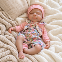 BabyWell 13-Inch Soft Silicone Reborn Baby Doll – Realistic Newborn Girl, Handmade Collectible Doll & Gift