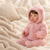 Babywell Abigail Vinyl Reborn Baby Doll – 19 Inch Hand-Rooted Hair