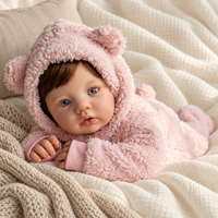 Babywell Abigail Vinyl Reborn Baby Doll – 19 Inch Hand-Rooted Hair