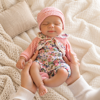BabyWell 13-Inch Soft Silicone Reborn Baby Doll – Realistic Newborn Girl, Handmade Collectible Doll & Gift