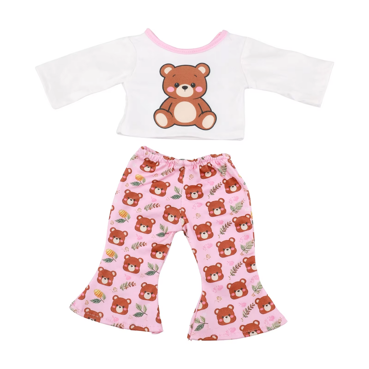Babywell Cozy Critter Doll Outfit Set – 18 Inch T-Shirt & Pants