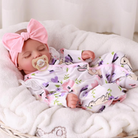 Babywell Rosalie Vinyl Reborn Baby Doll – 18 Inch Sleeping Newborn