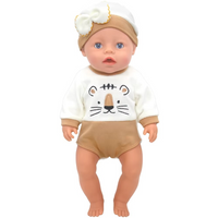 Reborn Doll Clothes 17-18 Inch – Cute Sweater Outfit with Hat