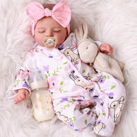 Babywell Rosalie Vinyl Reborn Baby Doll – 18 Inch Sleeping Newborn