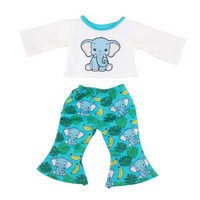 Babywell Cozy Critter Doll Outfit Set – 18 Inch T-Shirt & Pants