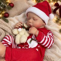 Babywell LouLou Vinyl Reborn Baby Doll 19 Inch Sleeping Girl