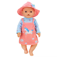 Reborn Doll Clothes 17-18 Inch – Cute Sweater Outfit with Hat