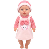 Reborn Doll Clothes 17-18 Inch – Cute Sweater Outfit with Hat