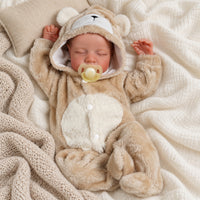 BabyWell 18-Inch Sleeping Reborn Baby Doll, Realistic Vinyl Newborn
