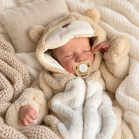 BabyWell 18-Inch Sleeping Reborn Baby Doll, Realistic Vinyl Newborn