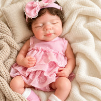 BabyWell 13-Inch Realistic Silicone Reborn Baby Girl Doll, Hand-Painted Soft Silicone, Premature Baby Style, Lifelike Reborn Doll Toy