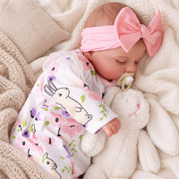Babywell Rosalie Vinyl Reborn Baby Doll – 18 Inch Sleeping Newborn