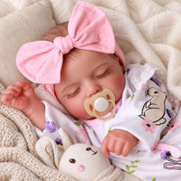 Babywell Rosalie Vinyl Reborn Baby Doll – 18 Inch Sleeping Newborn