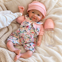 BabyWell 13-Inch Realistic Reborn Baby Doll, Soft Silicone Newborn Doll